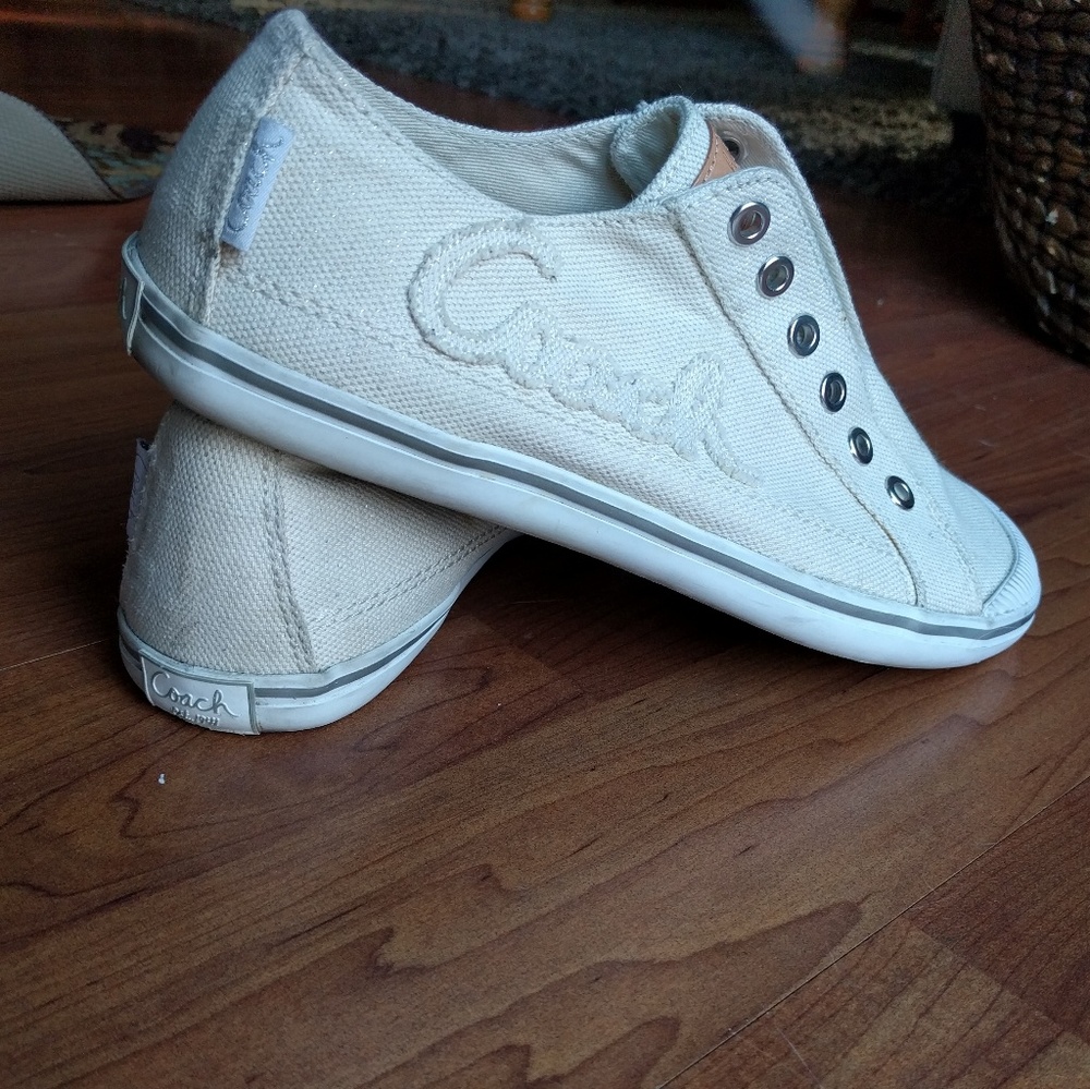 Coach Keeley sneakers in Ivory sparkle